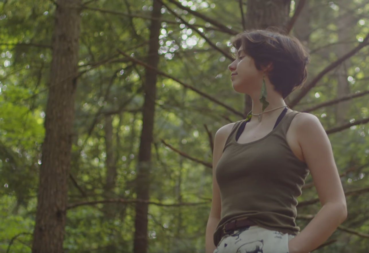 me in a nearby forest